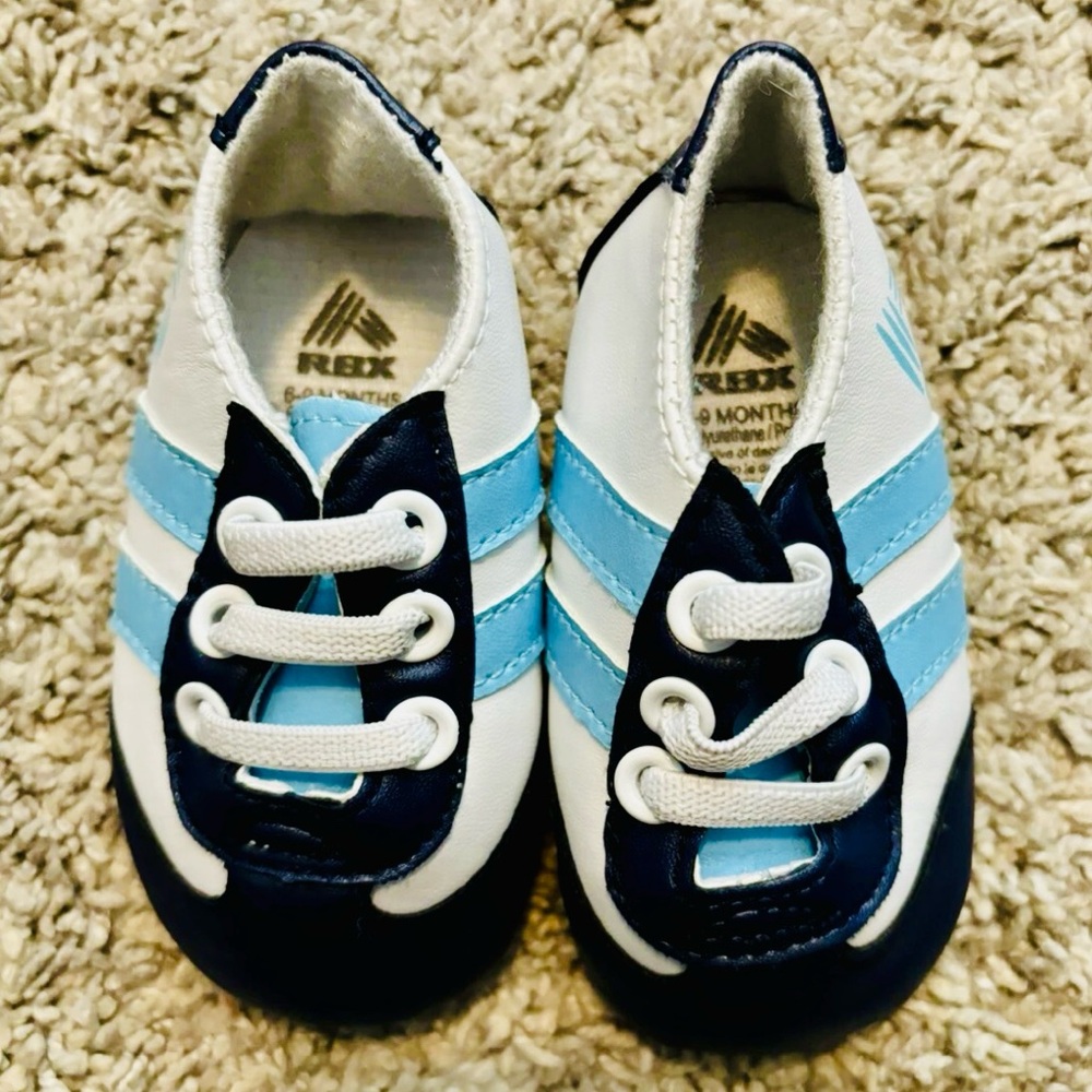 Reebok Baby Walker Shoes - Navy and Light Blue